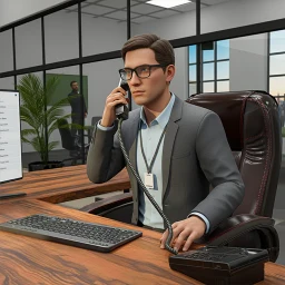 simulator pekerjaan manajer