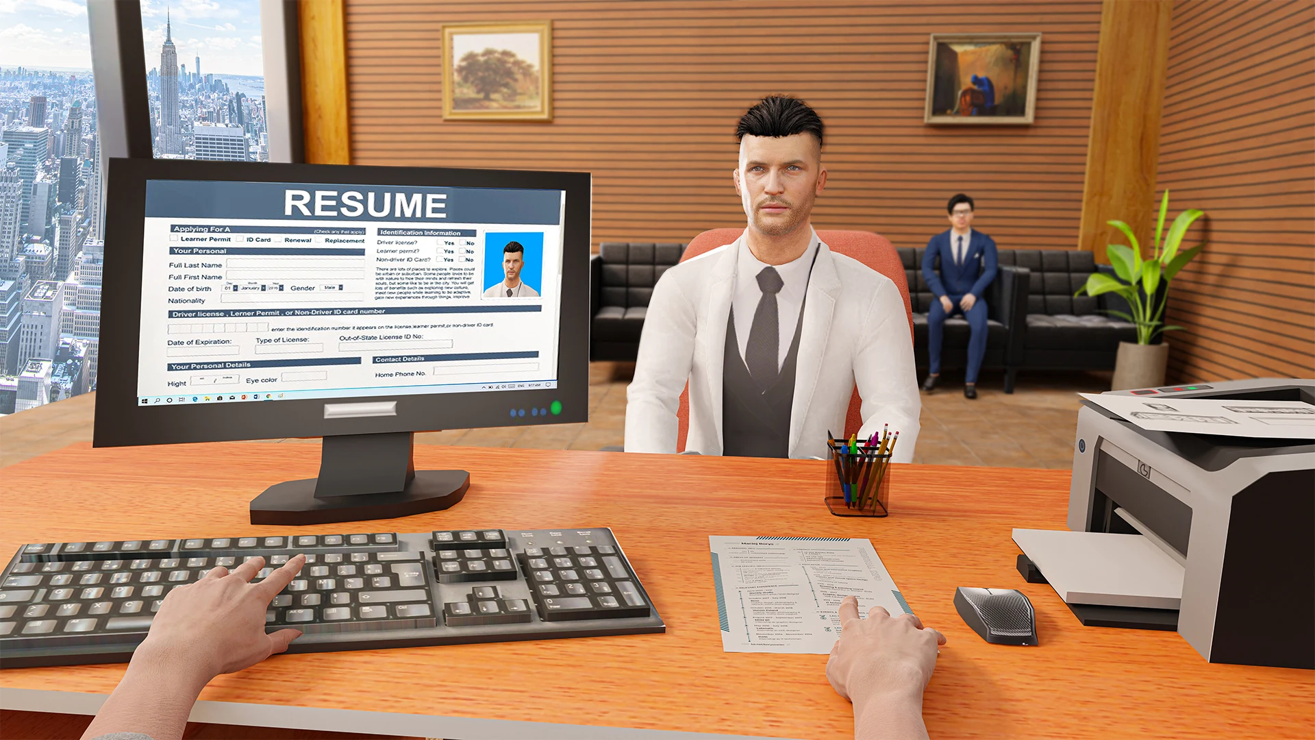 HR Manager Job Simulator screenshot